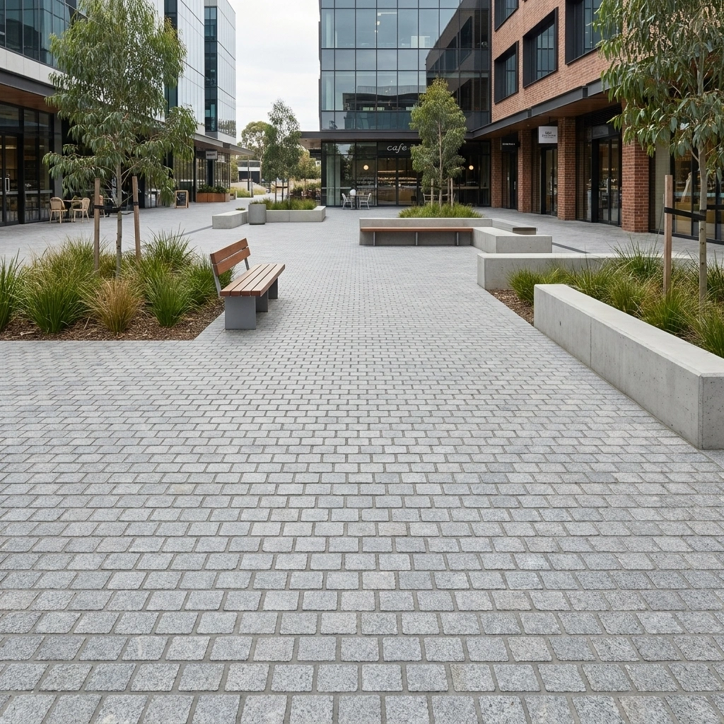Silver Grey Granite Cobblestone - Image 5