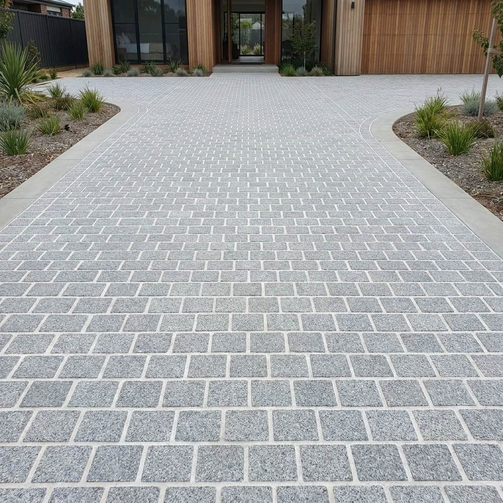 Silver Grey Granite Cobblestone - Image 4