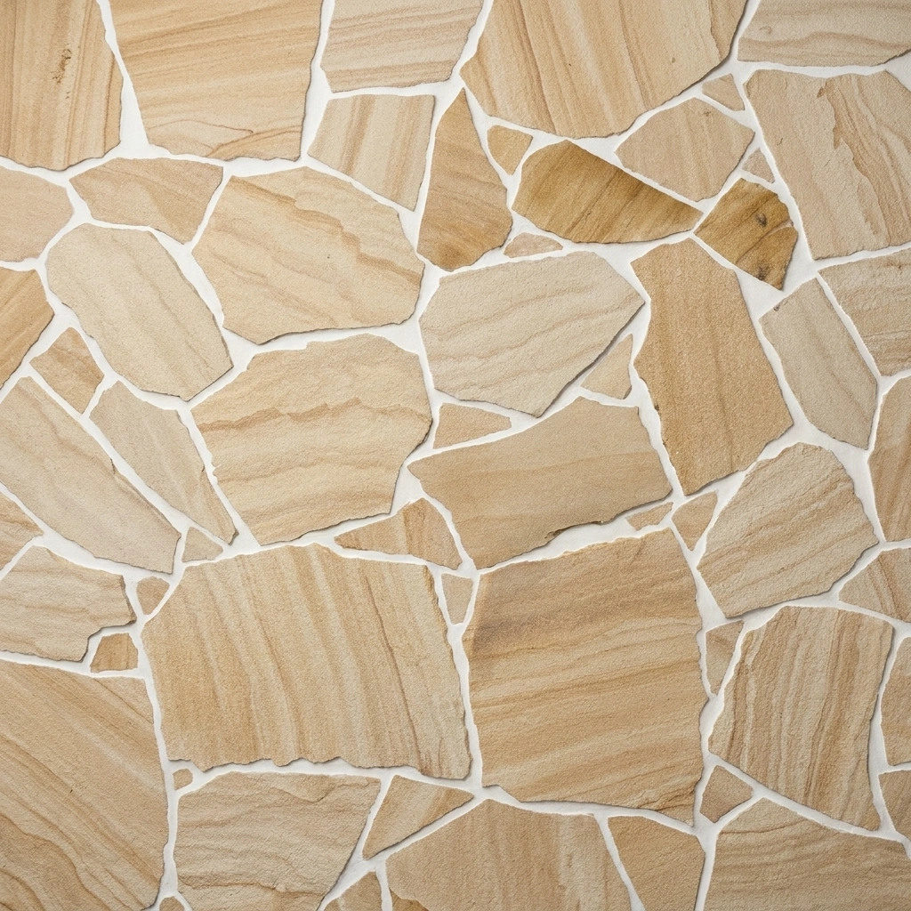 Teakwood Sandstone Crazy Pavers - Image 2