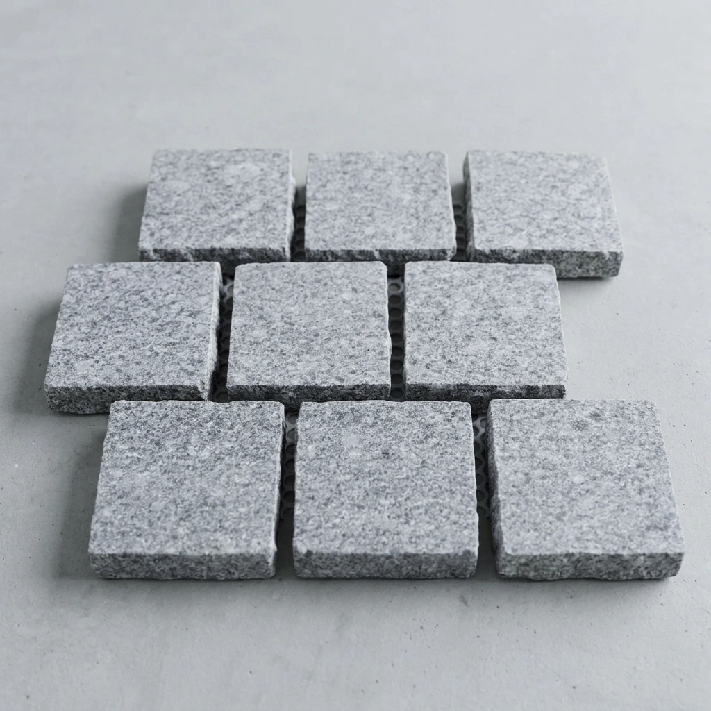 Silver Grey Granite Cobblestone