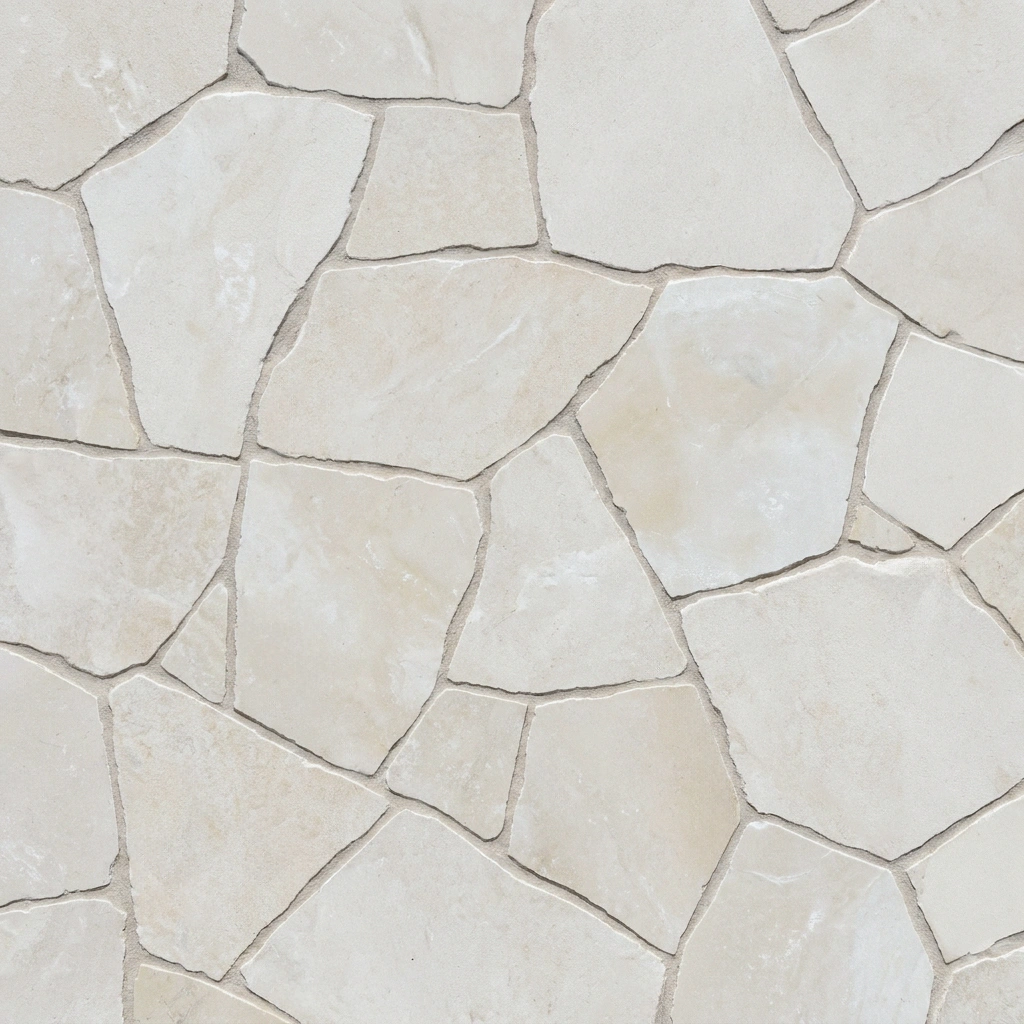 Natural White Sandstone Crazy Pavers - Image 3