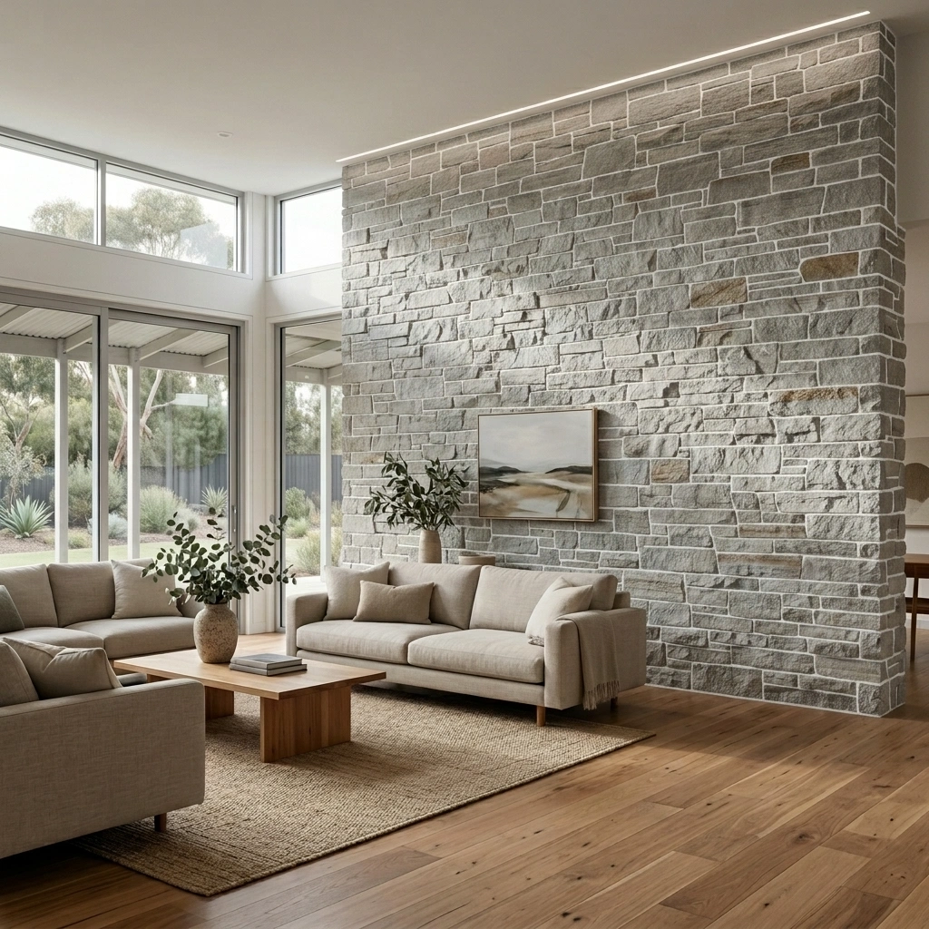 Golden Lines Ledgestone Cladding - Image 3