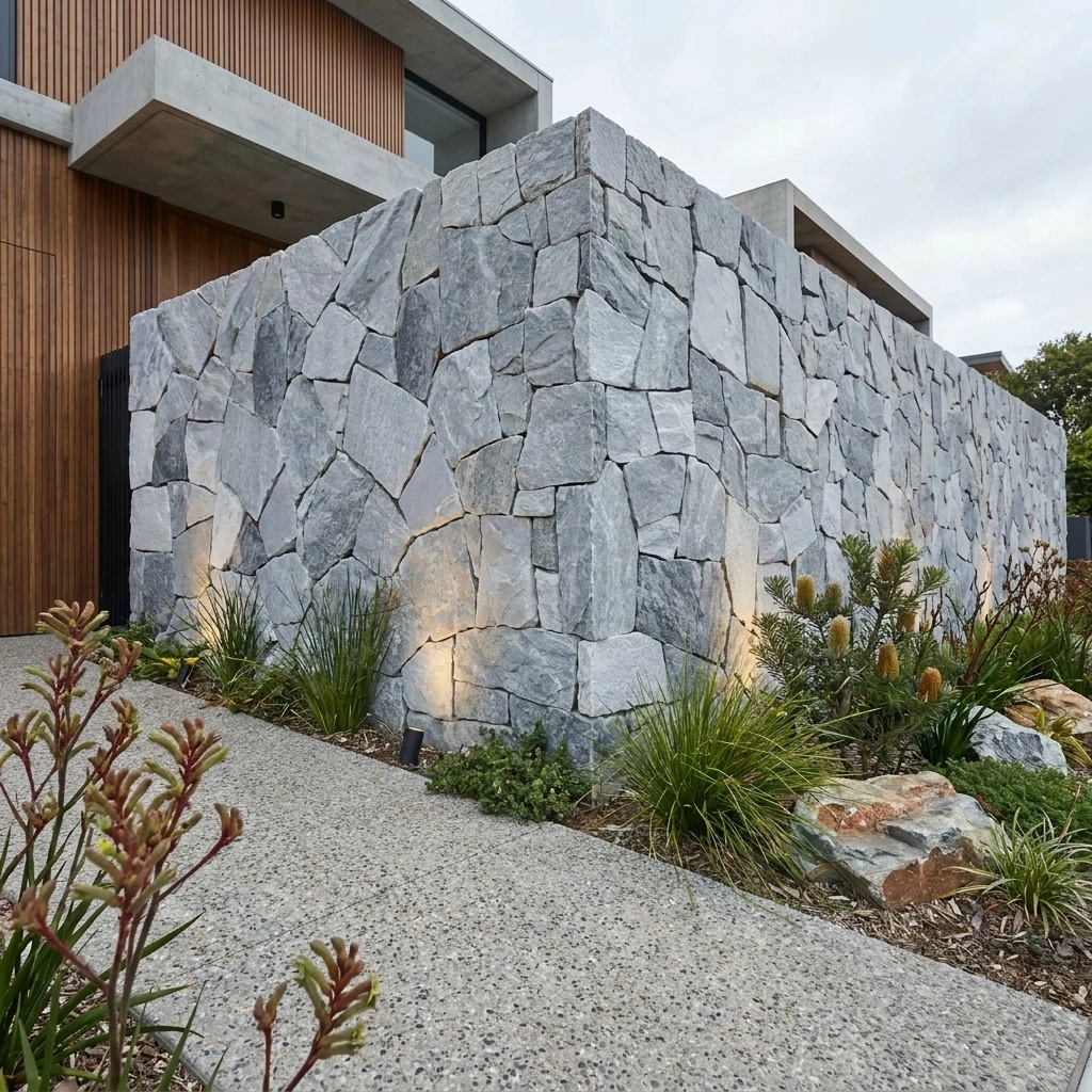 Melly Grey Quartz Loose Style Walling - Image 2
