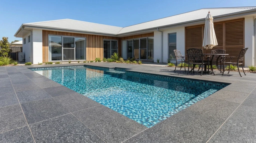 Raven Black granite for driveways