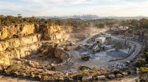 Australian sandstone quarries around Sydney