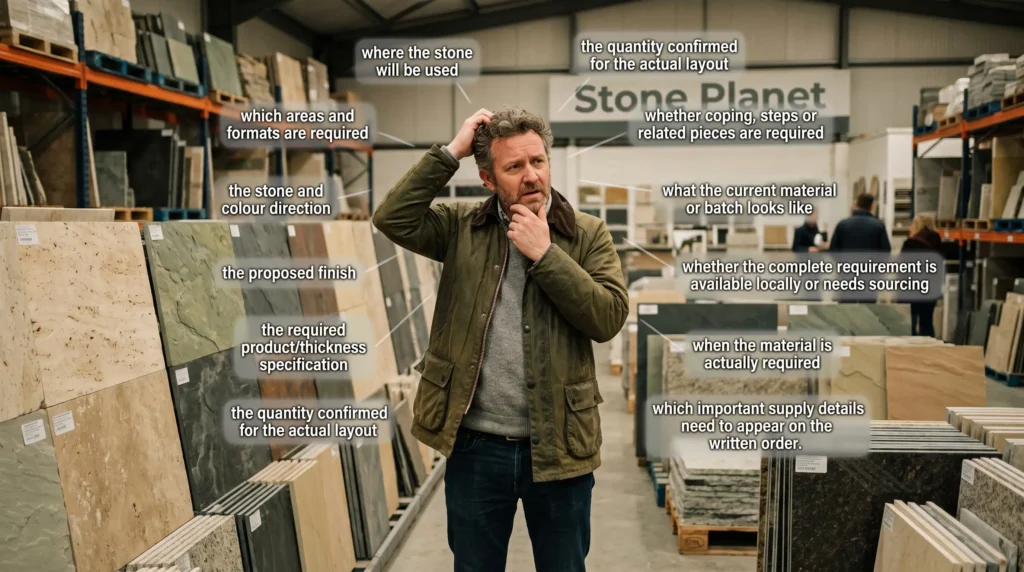 What to Decide Before Ordering Natural Stone for an Outdoor Project