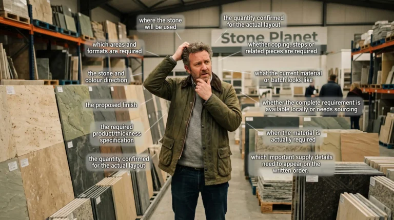 What to Decide Before Ordering Natural Stone for an Outdoor Project